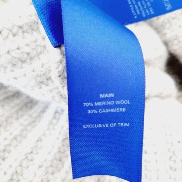 KIT & ACE / Wool Cashmere Open Sides Sleeveless Turtleneck Top ONE SIZE - Picture 11 of 11